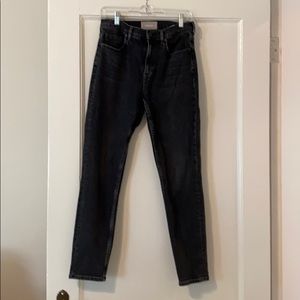 Everlane Washed Black Denim Jeans